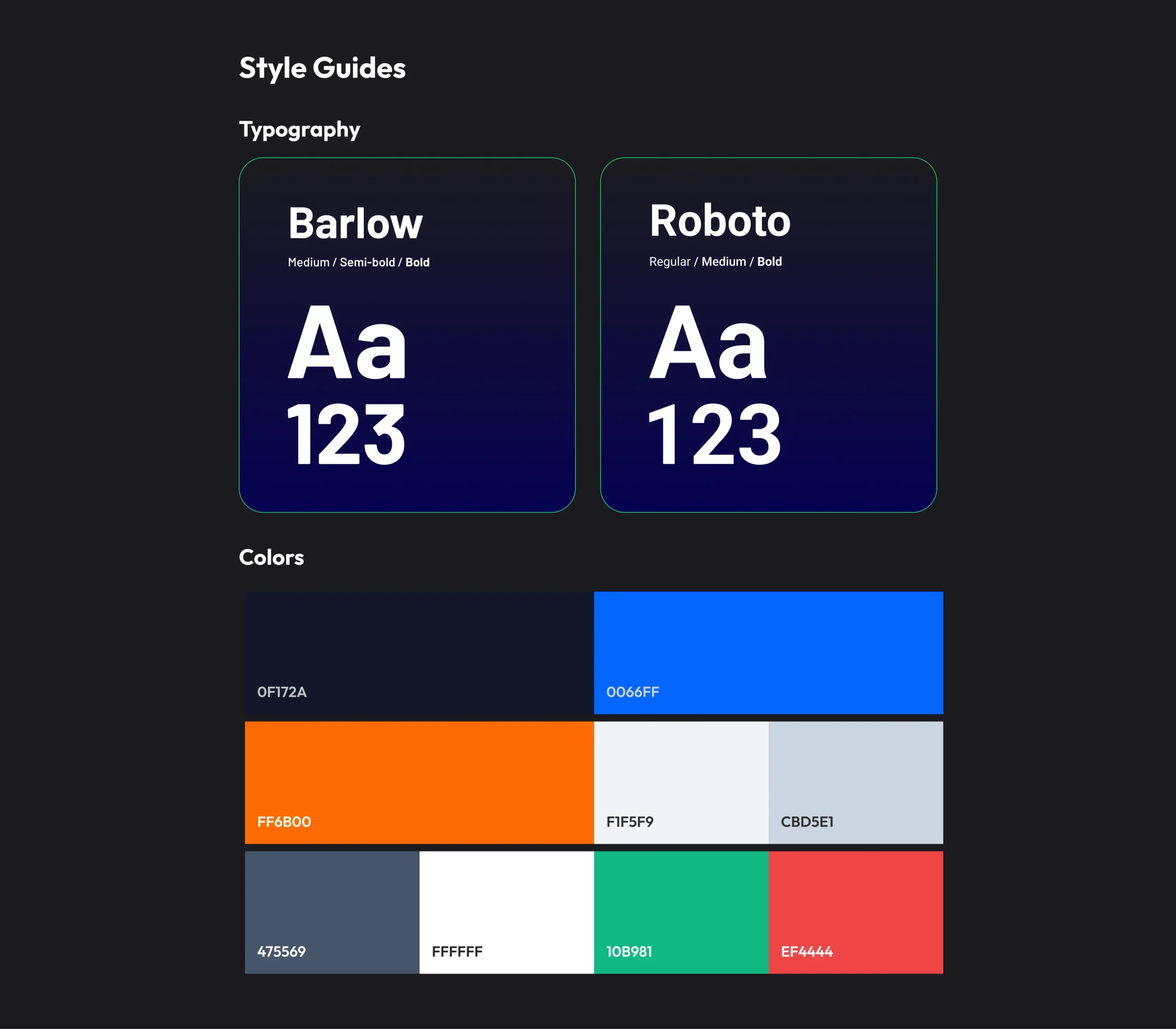 Typography of CNC Machining Service Website