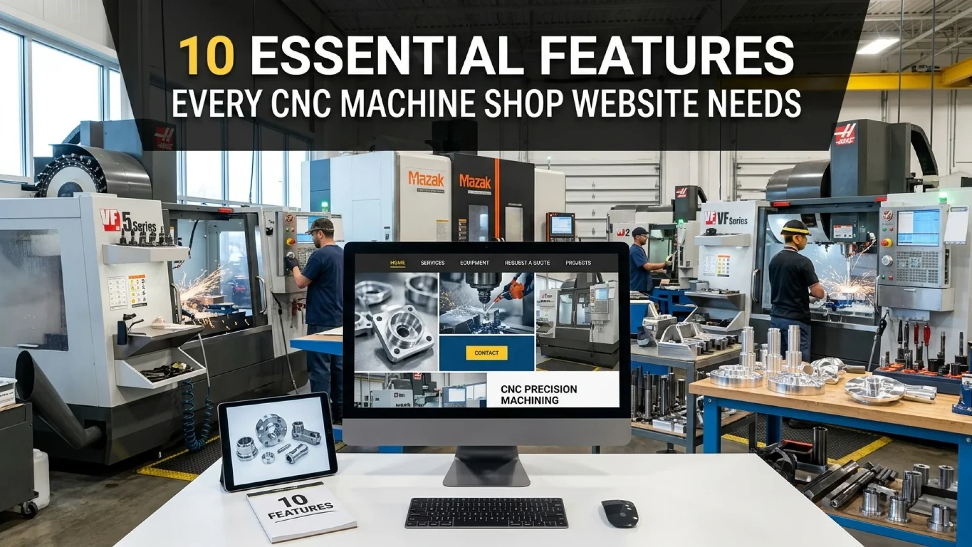 10 Essential Features Every CNC Machine Shop Website Needs