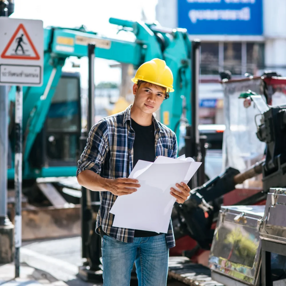 Compact Construction Equipment Visibility