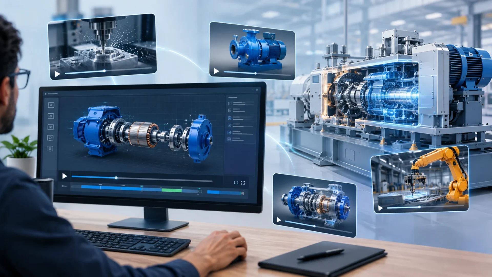 How 3D Machine Animation Services Work for Industrial Machinery