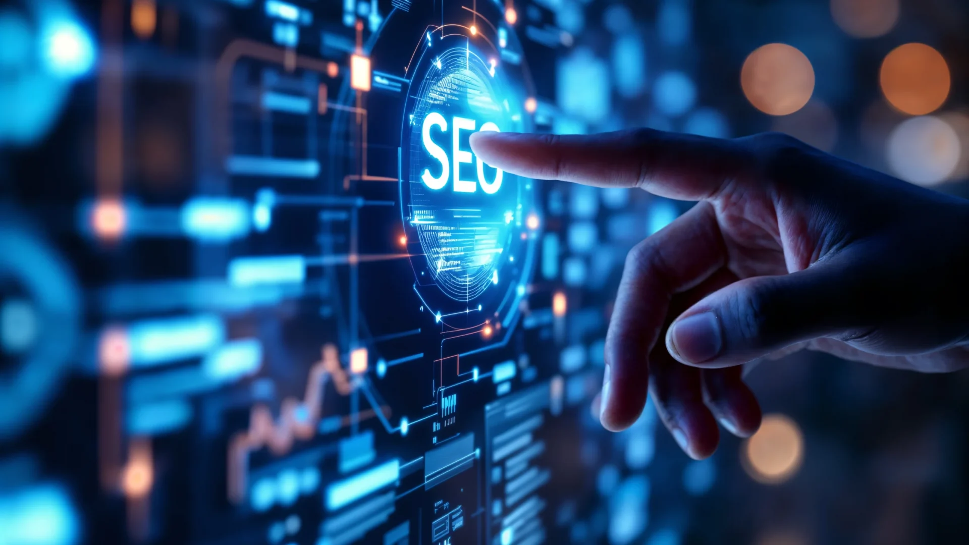 Digital interface representing the intersection of Industrial SEO and Answer Engine Optimization (AEO).