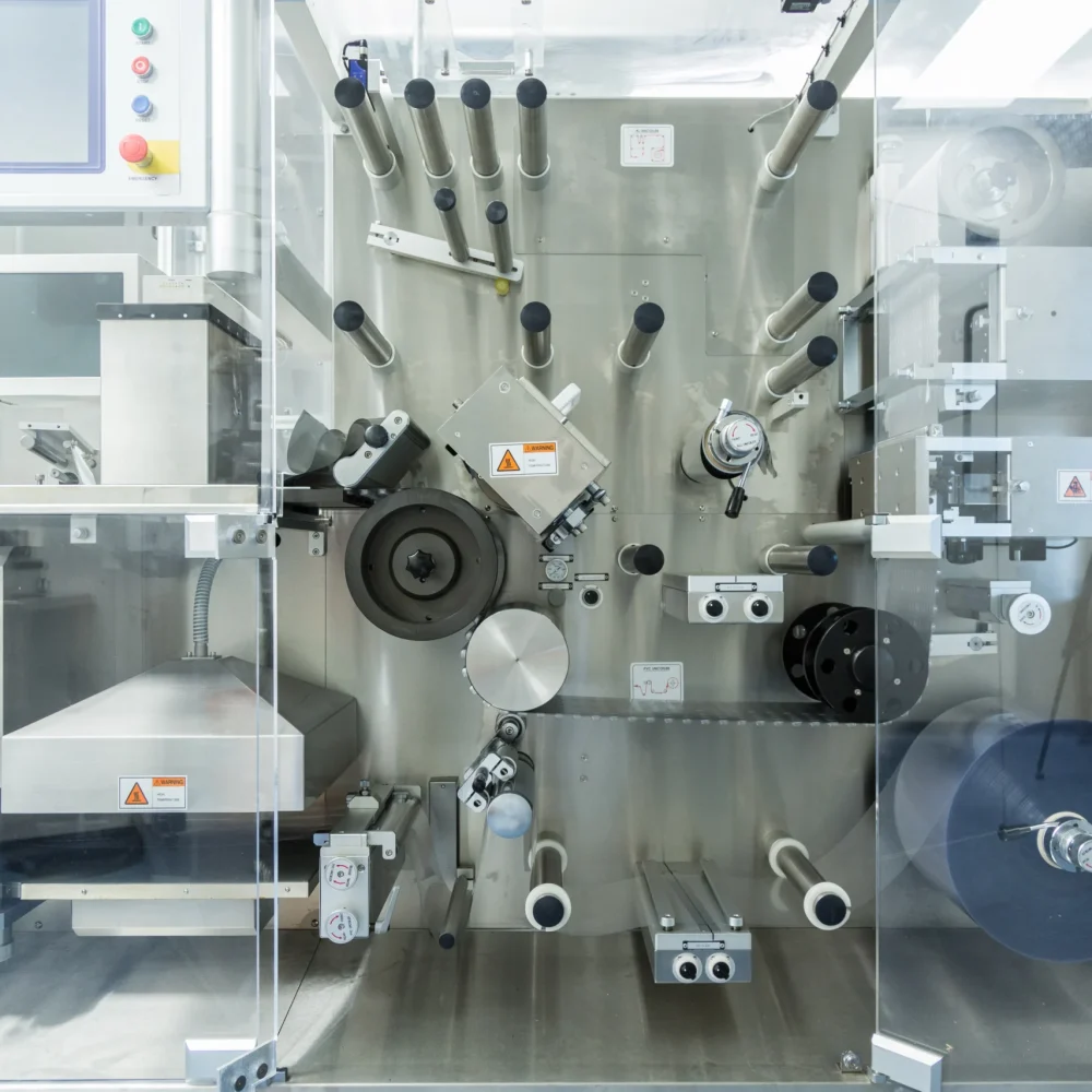Advanced automated plastic injection molding machinery with integrated digital control systems and high-speed production components.