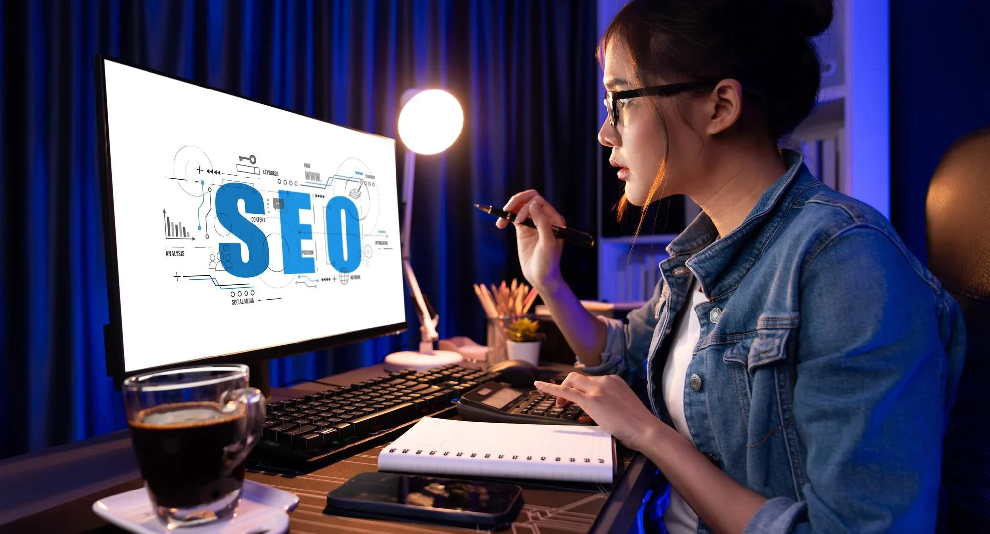 A Pixerts digital growth specialist performing advanced industrial SEO and performance optimization to ensure a B2B manufacturing website ranks for high-intent keywords.